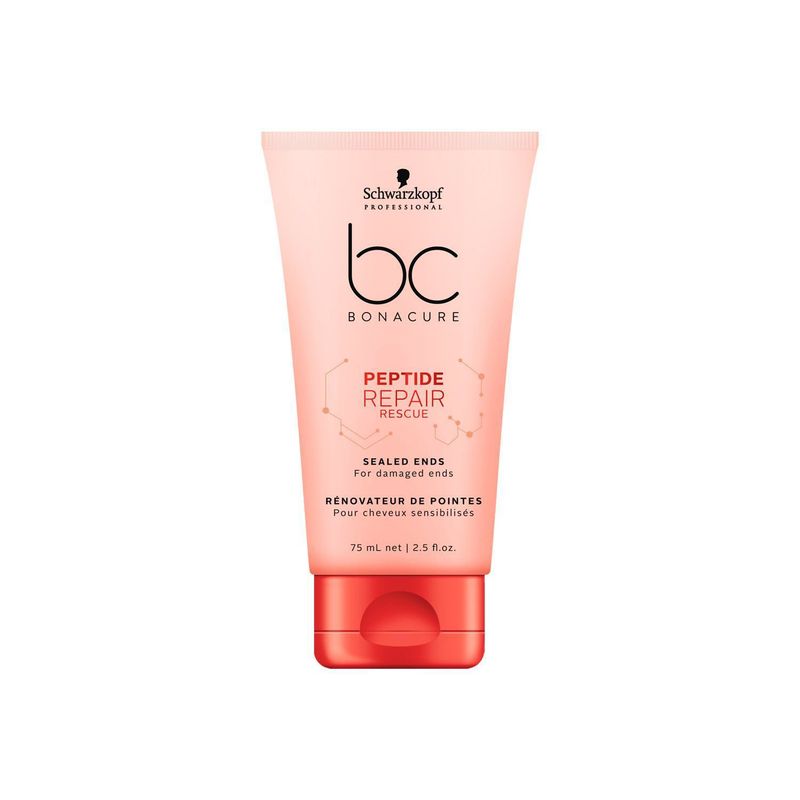 BONACURE BY SCHWARZKOPF - Sérum Bonacure By Schwarzkopf para puntas abiertas Bonacure peptide repair rescue: cabellos dañados y quebradizos Reparación 75 ml 