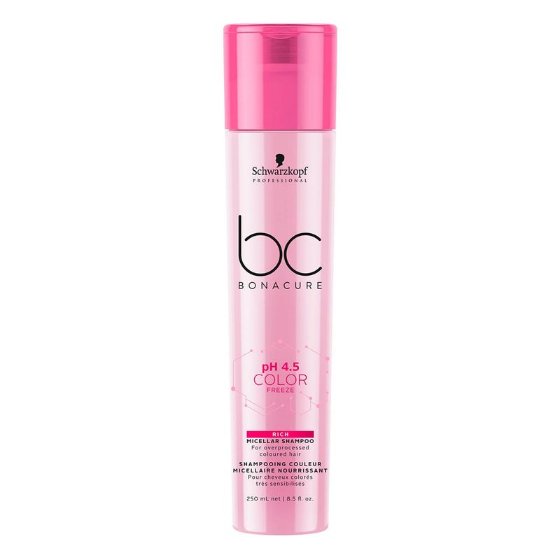 BONACURE BY SCHWARZKOPF - Shampoo Bonacure By Schwarzkopf Bonacure color freeze: cabello coloreado excesivamente tratado Protección del color 250 ml