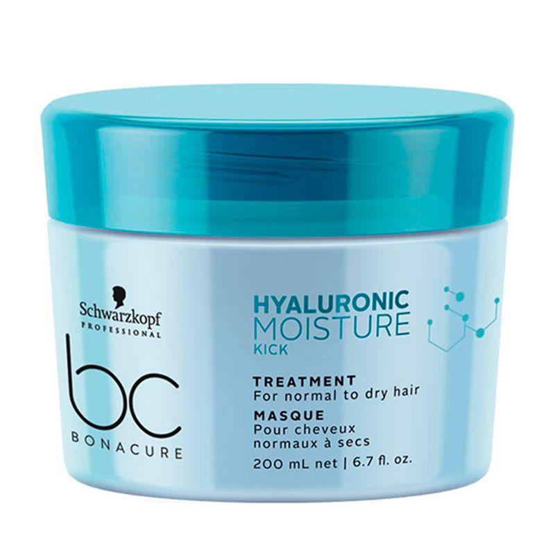 BONACURE BY SCHWARZKOPF - Tratamiento Capilar Bonacure By Schwarzkopf Bonacure hyaluronic moisture kick: cabello seco y quebradizo Hidratación 200 ml