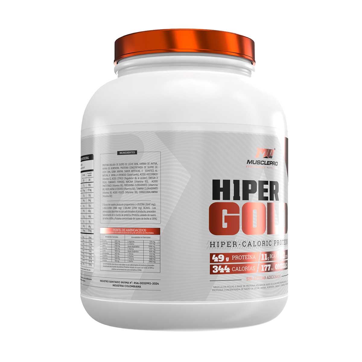 GENERICO - Proteína Hyper Gold 6 LB 49 g de Proteína 33 Servicios