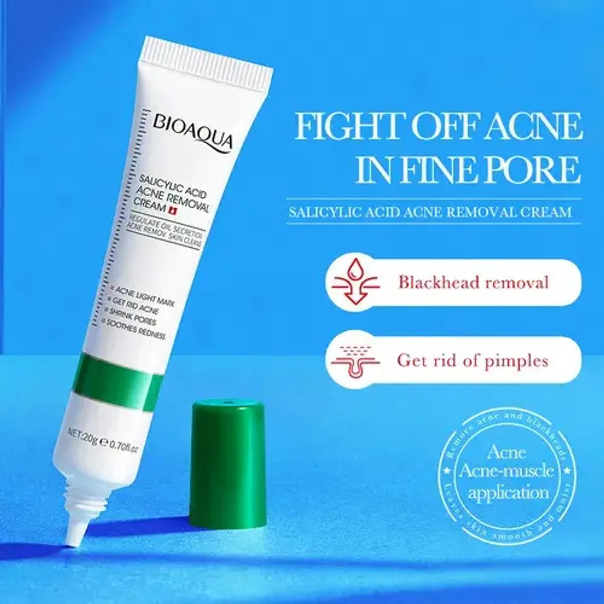 BIOAQUA - Crema Ácido Salicílico Bioaqua Control Acné Piel Grasa