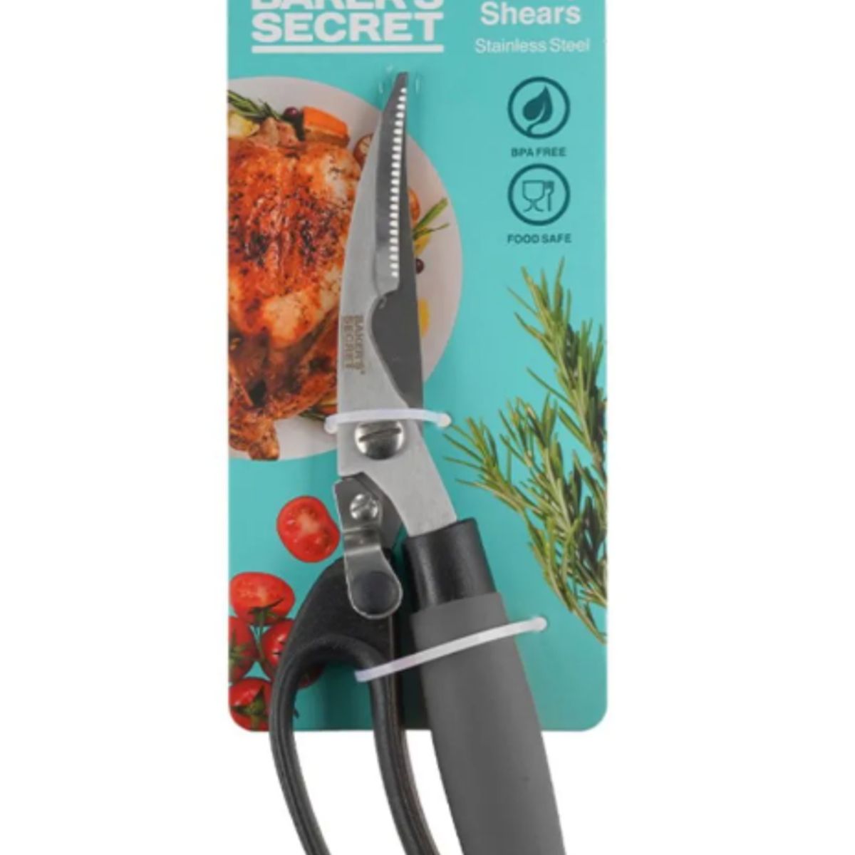 BAKER'S SECRET - Tijeras Para Cortar Pollo Barbacoa Pescado Mariscos