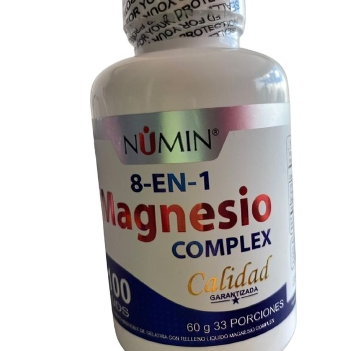GENERICO - MAGNESIO COMPLEX 100 UND. 8EN1 citrato, óxido lactato malato treonato cloruro gluconato