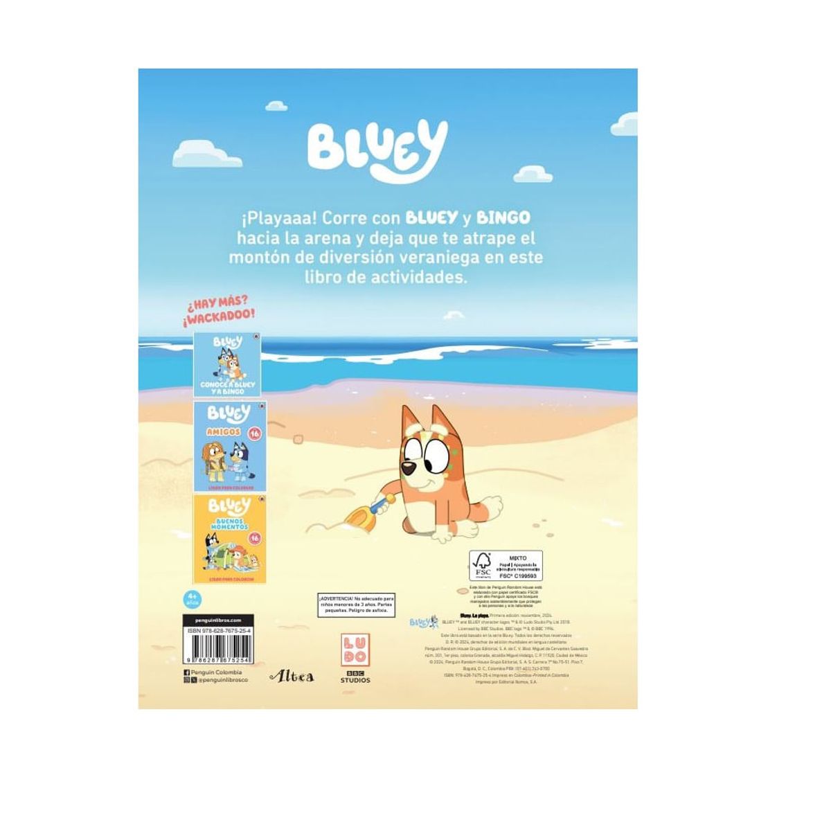 ALTEA - Libro Actividades La Playa De Bluey