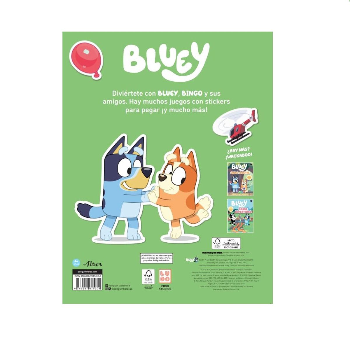BEASCOA - Libro Bluey Y Sus Amigos