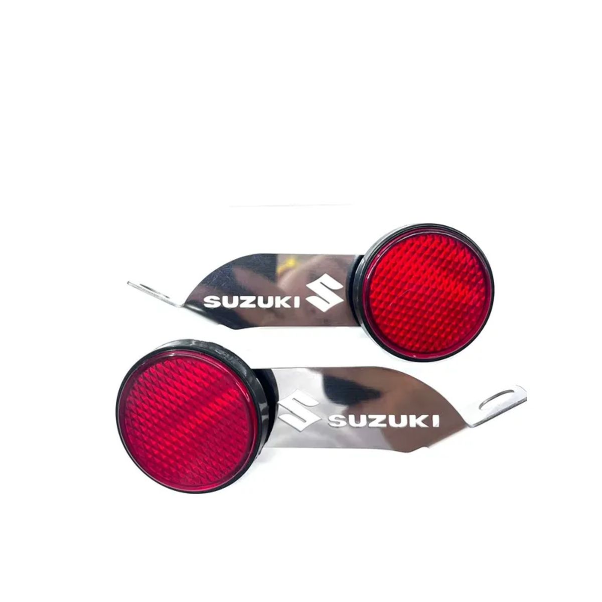 GENERICO - Tragaluces Delantero Suzuki Rojo X2 para Moto