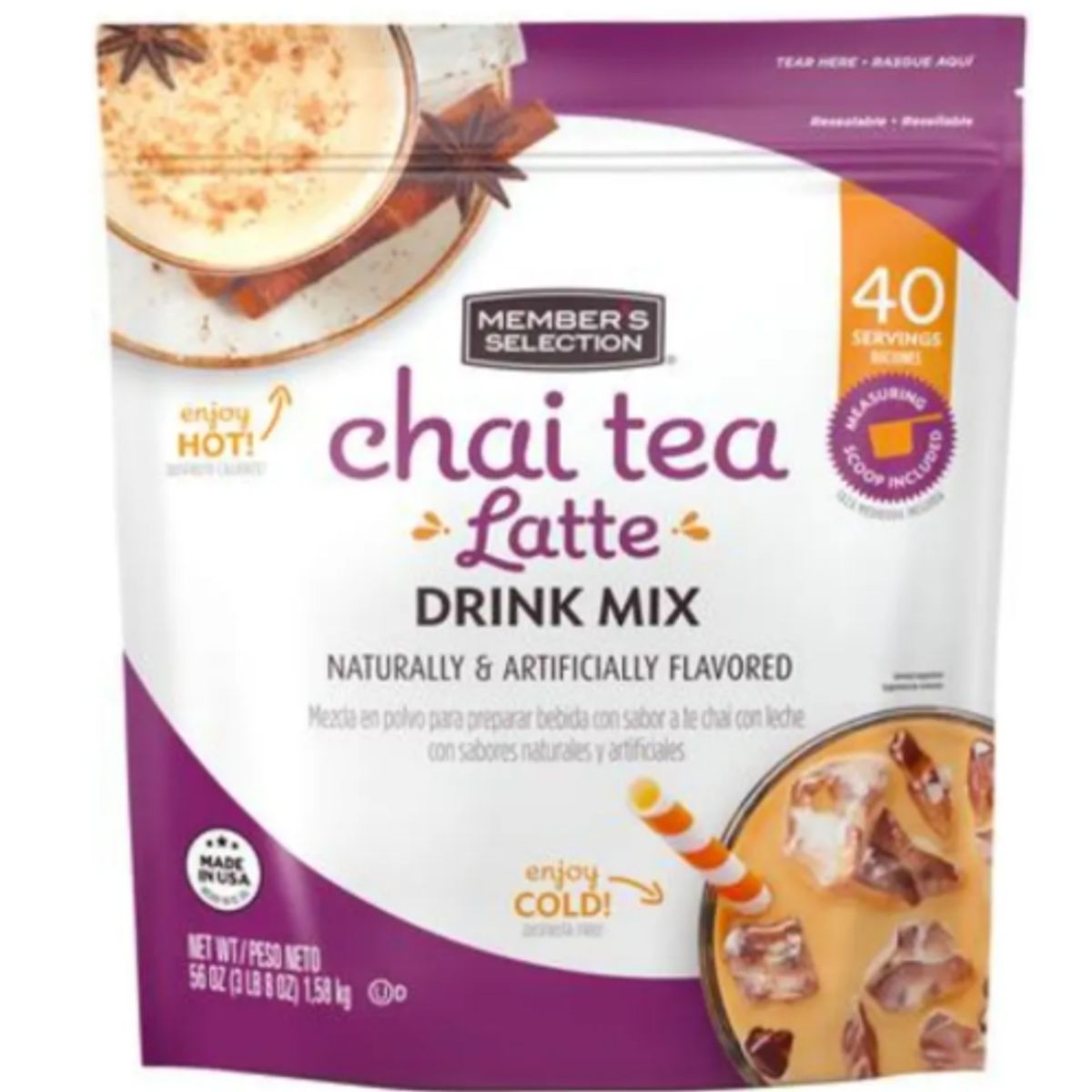 MEMBERS SELECTION - Té Chai Latte con Especias Members Selection 1.58 kg