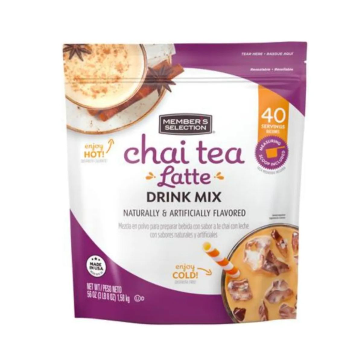 MEMBERS SELECTION - Té Chai Latte con Especias Members Selection 1.58 kg