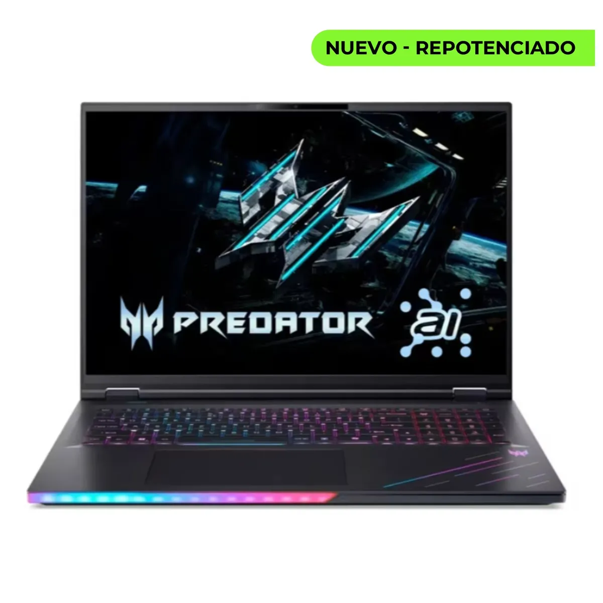 ACER - Portatil Acer Predator Helios Ultra 9 275HX Ram 32GB SSD 2TB RTX 5080 16GB Pantalla 18" WQXGA 240HZ