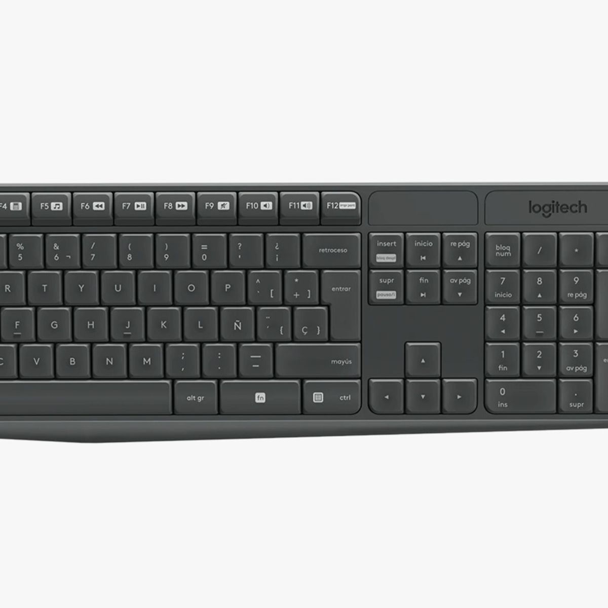 LOGITECH - COMBO LOGITECH TECLADO Y MOUSE INALAMBRICO MK235 NEGRO