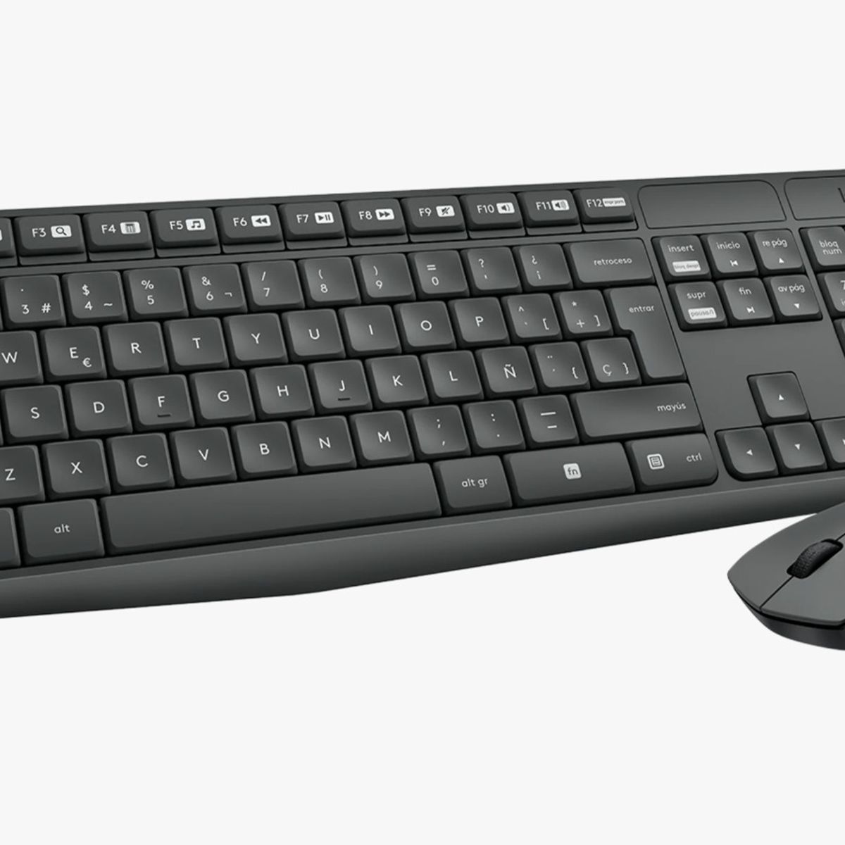 LOGITECH - COMBO LOGITECH TECLADO Y MOUSE INALAMBRICO MK235 NEGRO