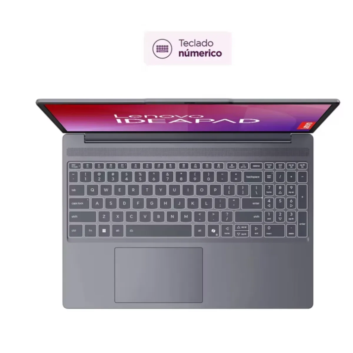 Lenovo - LENOVO IdeaPad Slim 3 15AMN8, AMD Ryzen 3 30 Serie 10, SSD 512GB, LPDDR5 16GB WIN 11 PR0
