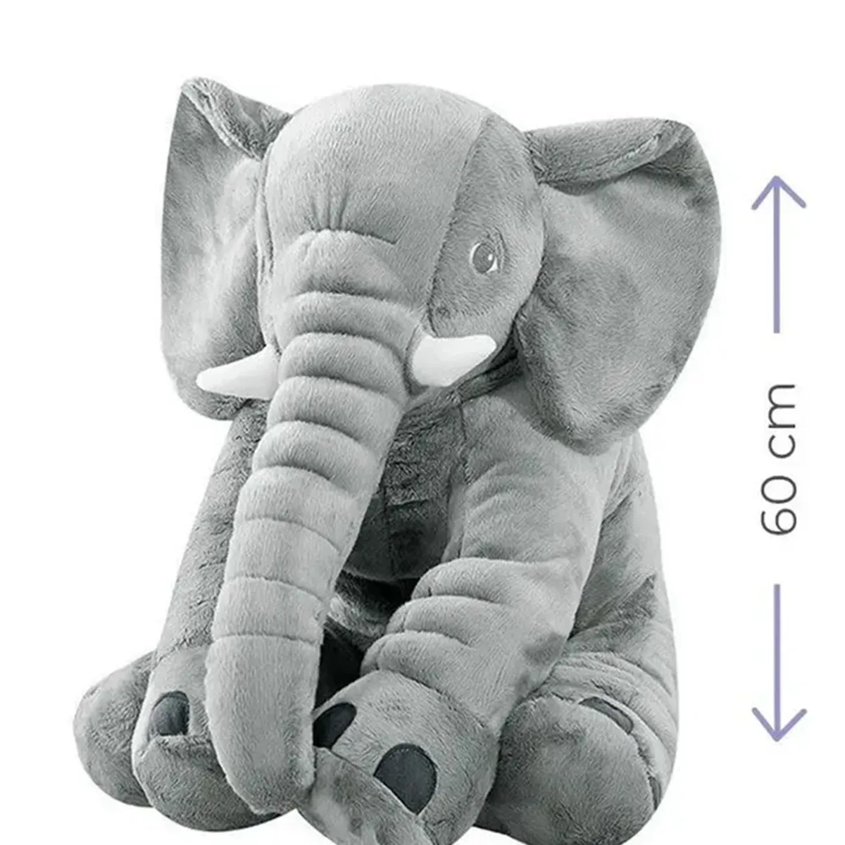 BEBESUNITA - REF JP090 Peluche Elefante Bebe Almohada Gigante 60 Cm