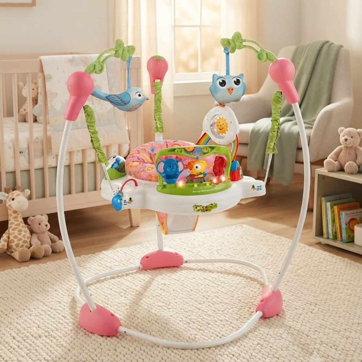 BEBESUNITA - Saltarin Jumper Para Bebe Con Centro De Actividades Musical REF 88612