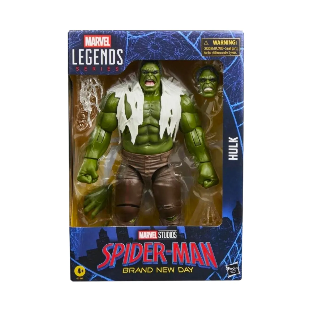 HASBRO - Hulk Figura de Accion Spiderman Brand New Day Marvel Legends