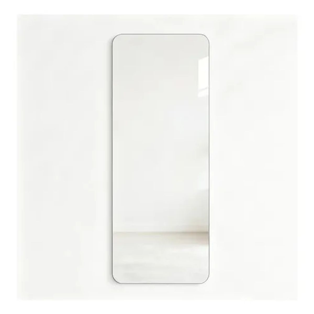 POLASUP - Espejo Acrílico Decorativo Cuadrado Sin Marco Adhesivo Para Pared Sin Perforar Hogar Moderno 120cm