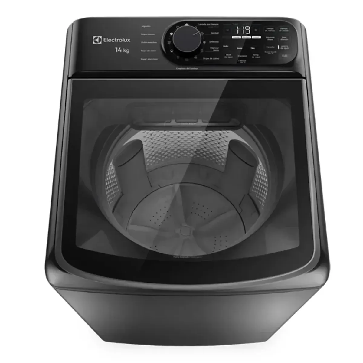 ELECTROLUX - Lavadora Electrolux Carga Superior 14Kg Inverter Jet&clean Gris Ónix  EWIY14F6XSZX