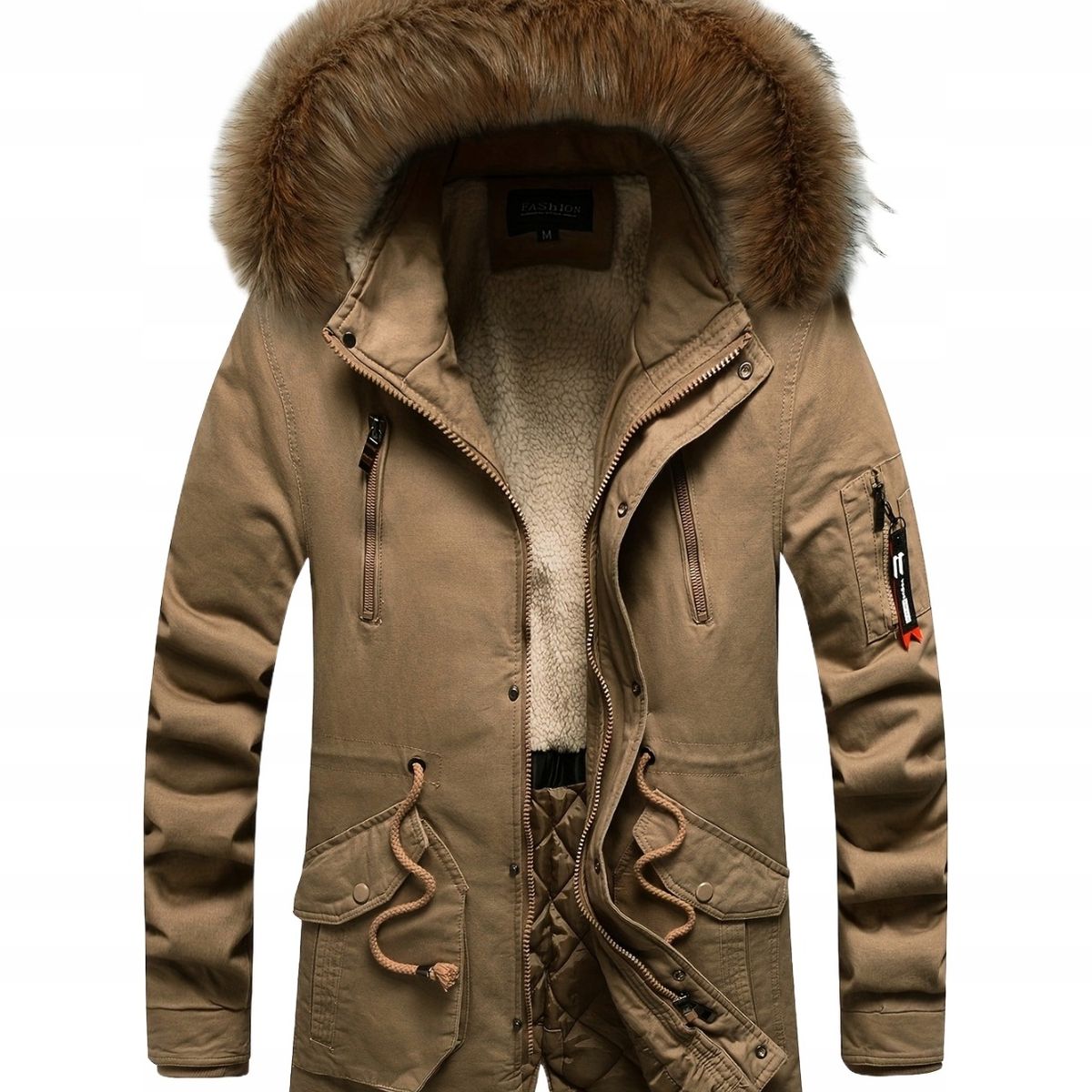 GENERICO - Parka Chaqueta para hombre gruesa invierno