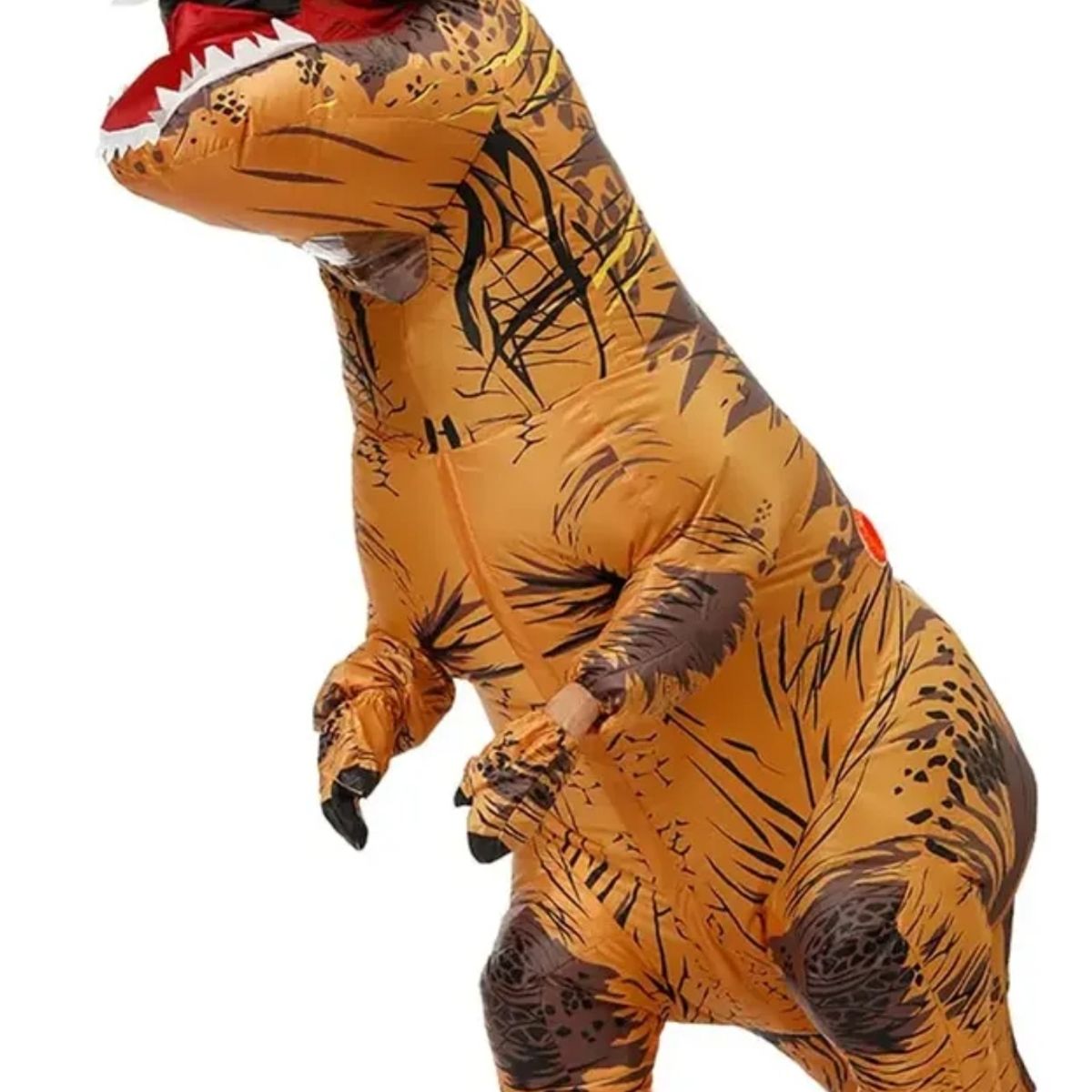 GENERICO - Disfraz de Dinosaurio Inflable para Adultos T-rex funciona con pilas no incluidas