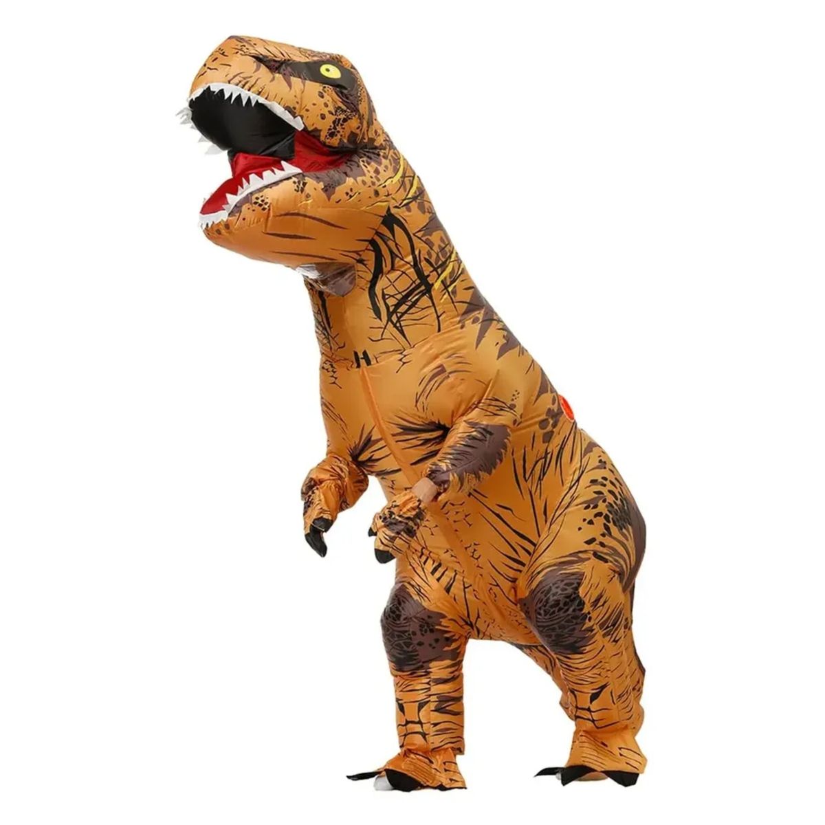 GENERICO - Disfraz de Dinosaurio Inflable para Adultos T-rex funciona con pilas no incluidas