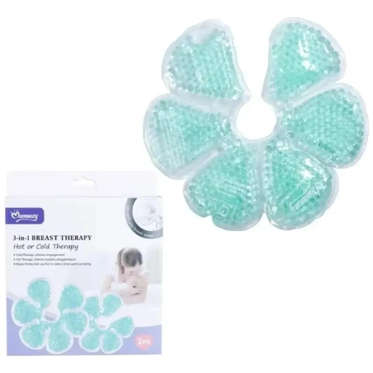 BRITOCHET - REF 45822 Almohadillas Gel Para Senos De Terapia Frío Calor Momeasy
