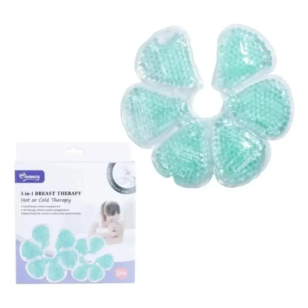 BRITOCHET - REF 45822 Almohadillas Gel Para Senos De Terapia Frío Calor Momeasy
