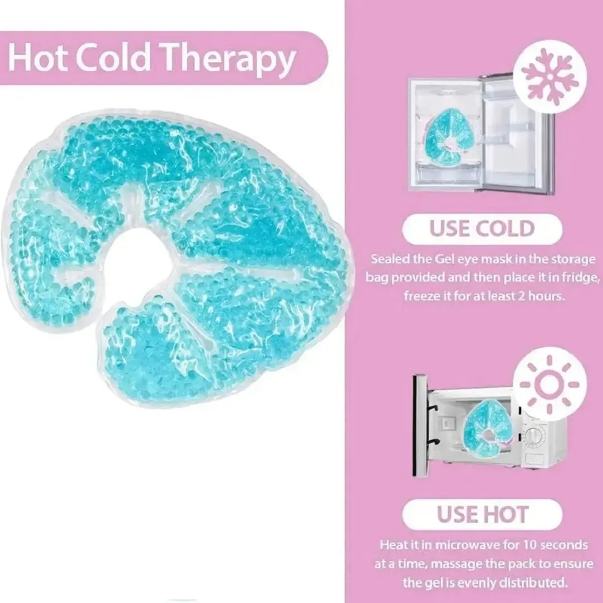 BRITOCHET - REF 45822 Almohadillas Gel Para Senos De Terapia Frío Calor Momeasy