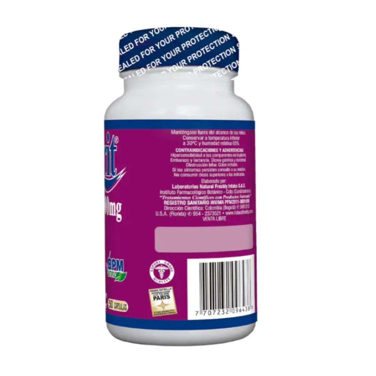 NATURAL FRESHLY - SUPLEMENTO CON HARPAGOFITO 500MG X 50 UNIDADES/ NATURAL FRESHLY