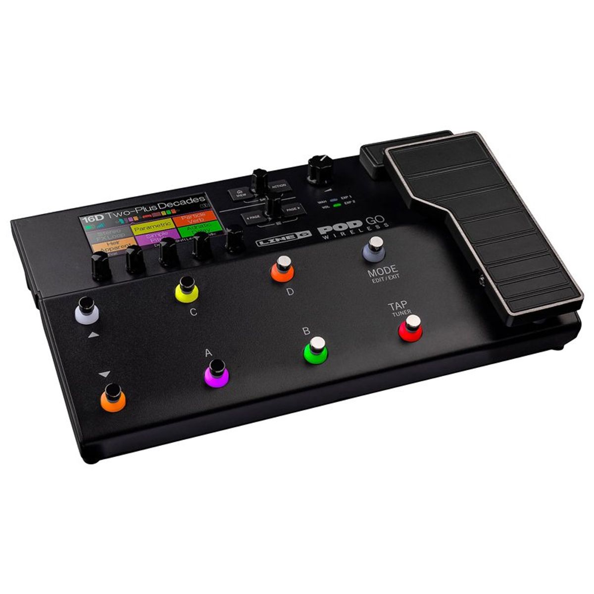 GENERICO - Pedalera para Guitarra Line 6 – POD GO – P34-1