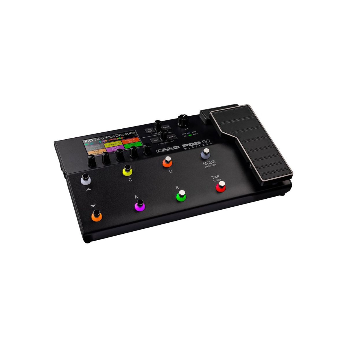 GENERICO - Pedalera para Guitarra Line 6 – POD GO – P34-1