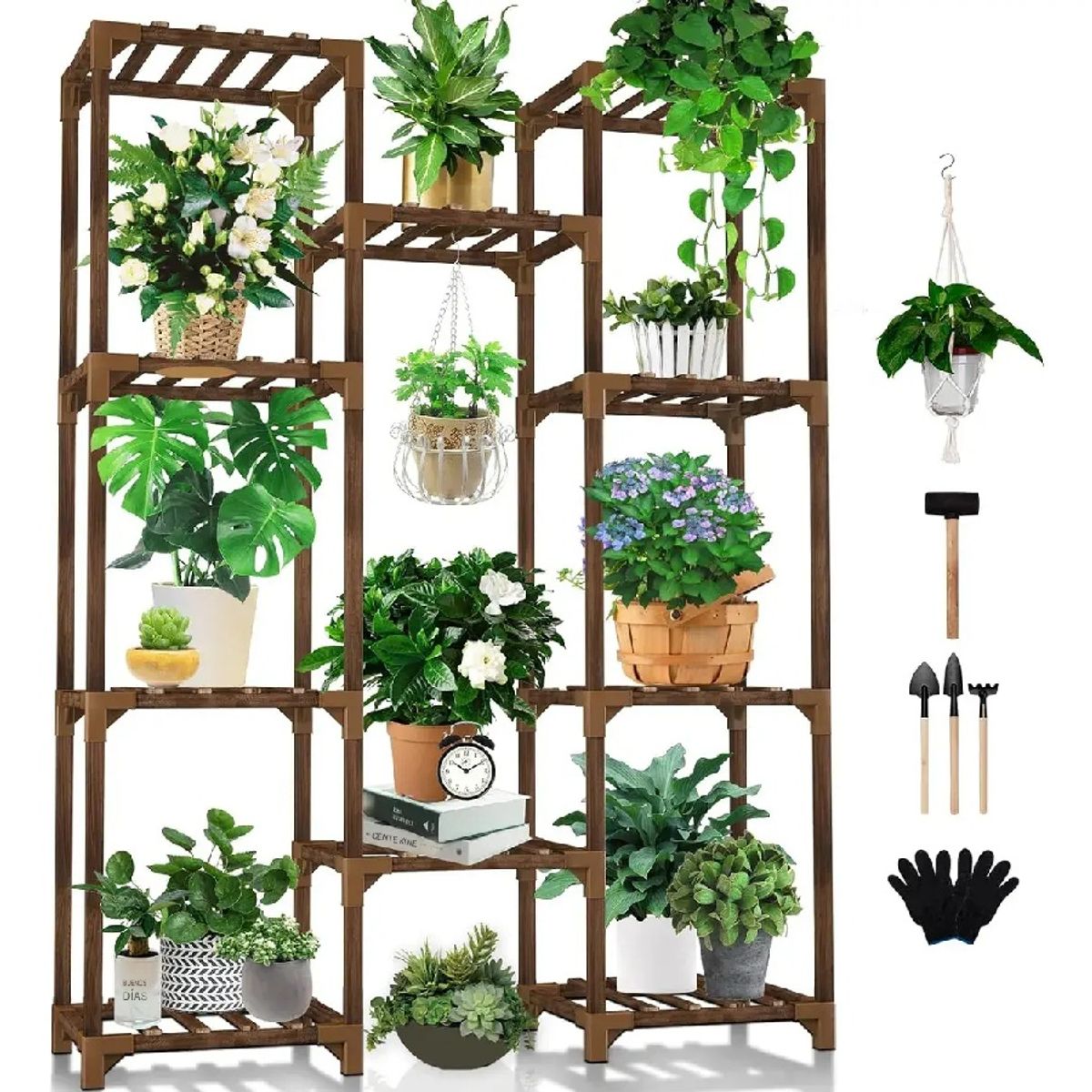 OEM - Estante Grande De Plantas, 10 Niveles Jardín Vertical