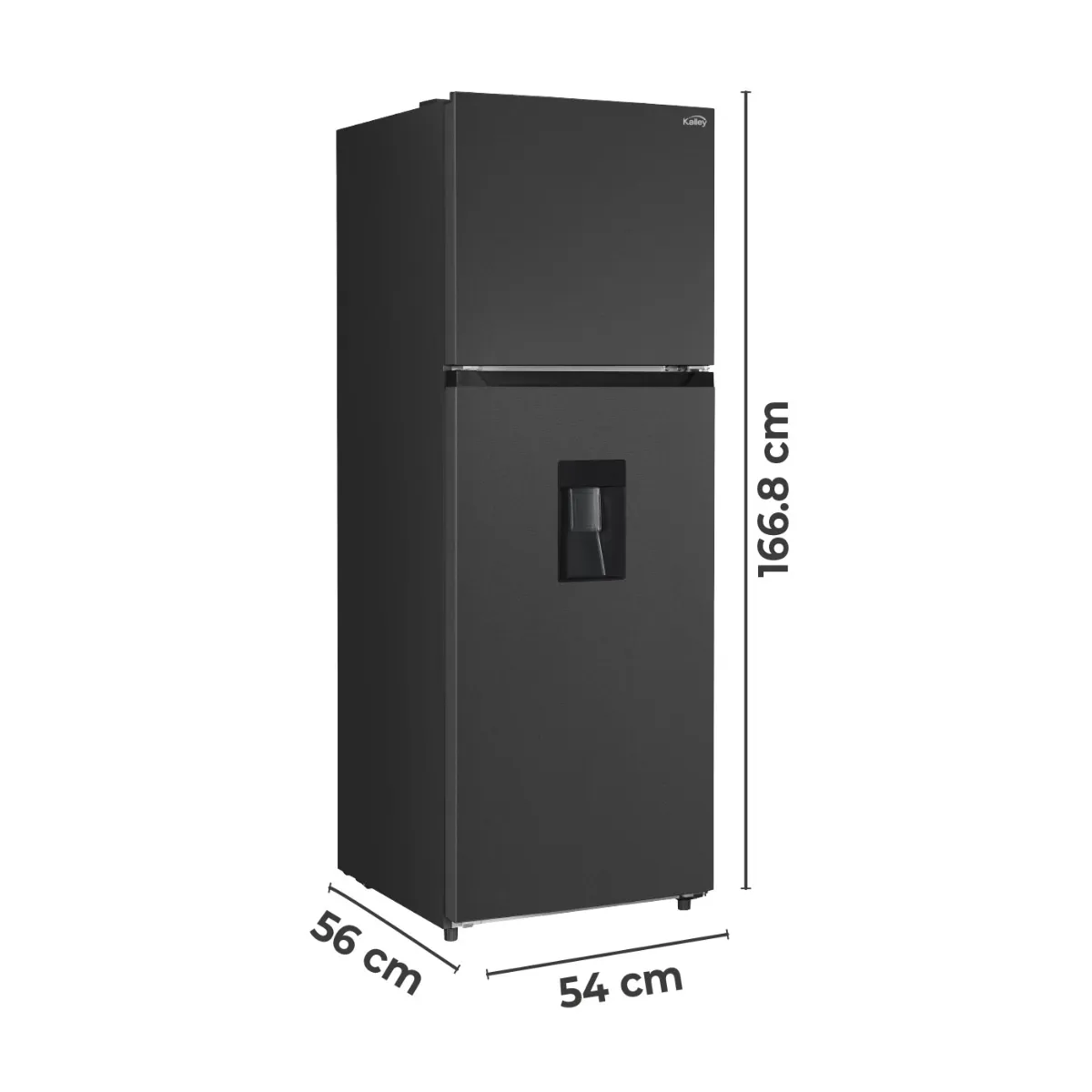 KALLEY - Nevera KALLEY No Frost  245 Litros INVERTER K-NT245L Gris