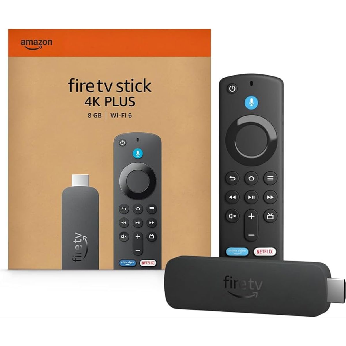 AMAZON - Amazon Fire TV Stick 4K Plus - Dispositivo de Streaming Ultra HD con Alexa