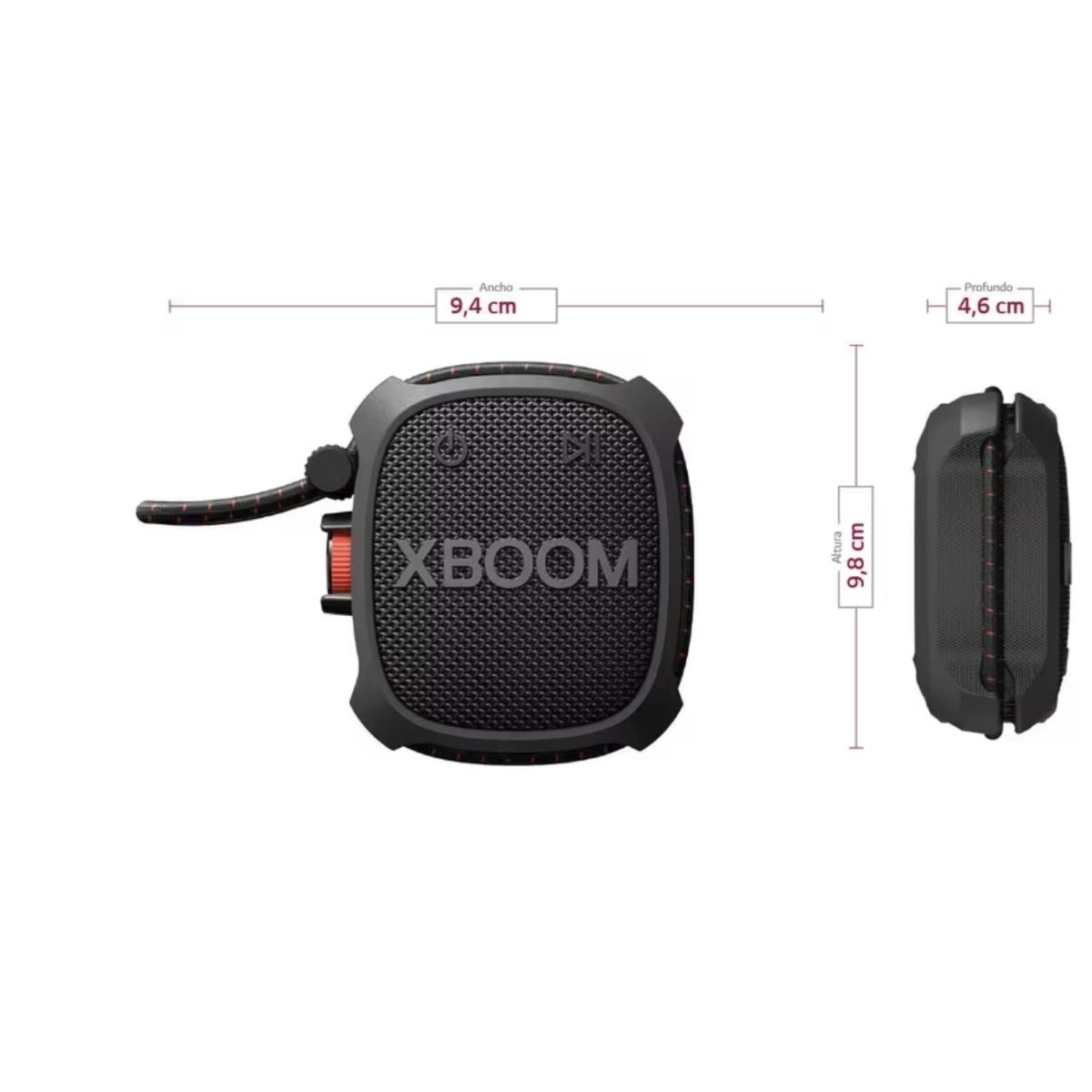 LG - Parlante Portatil LG XBOOM Go XG2TBK Negro