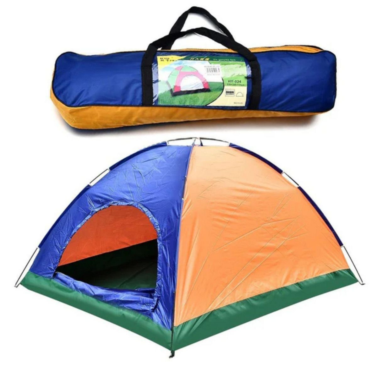 GENERICO - Carpa para Camping 4 Personas Impermeable Acampar