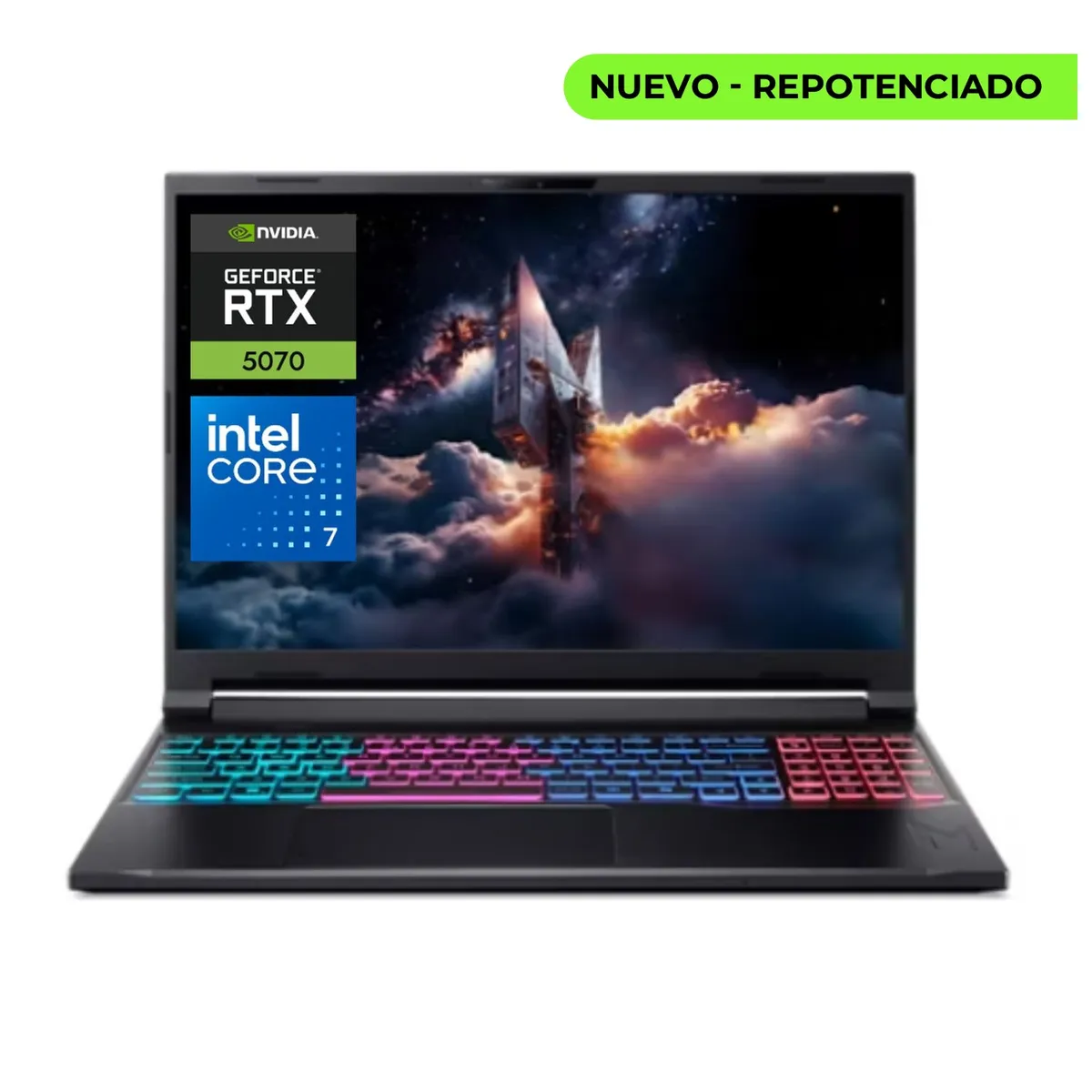 ACER - PORTATIL ACER NITRO V16S CORE 7 240H SSD 1TB RAM 16GB RTX 5070 8GB