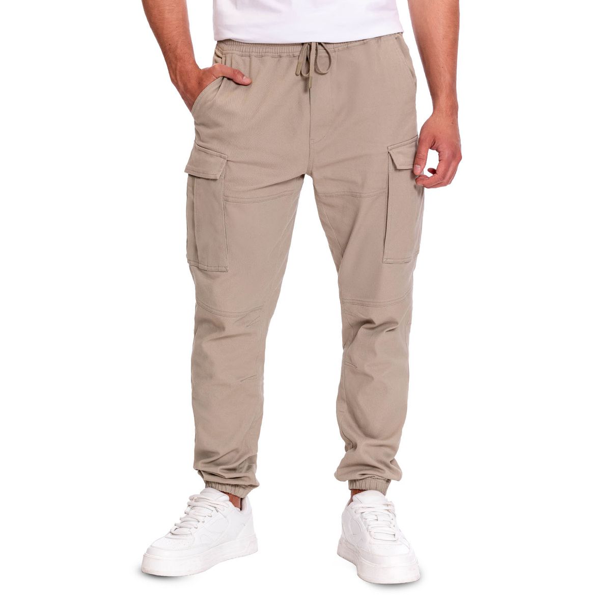 TOTTO - Pantalon Tipo Cargo Karwi Beige Para Hombre Totto