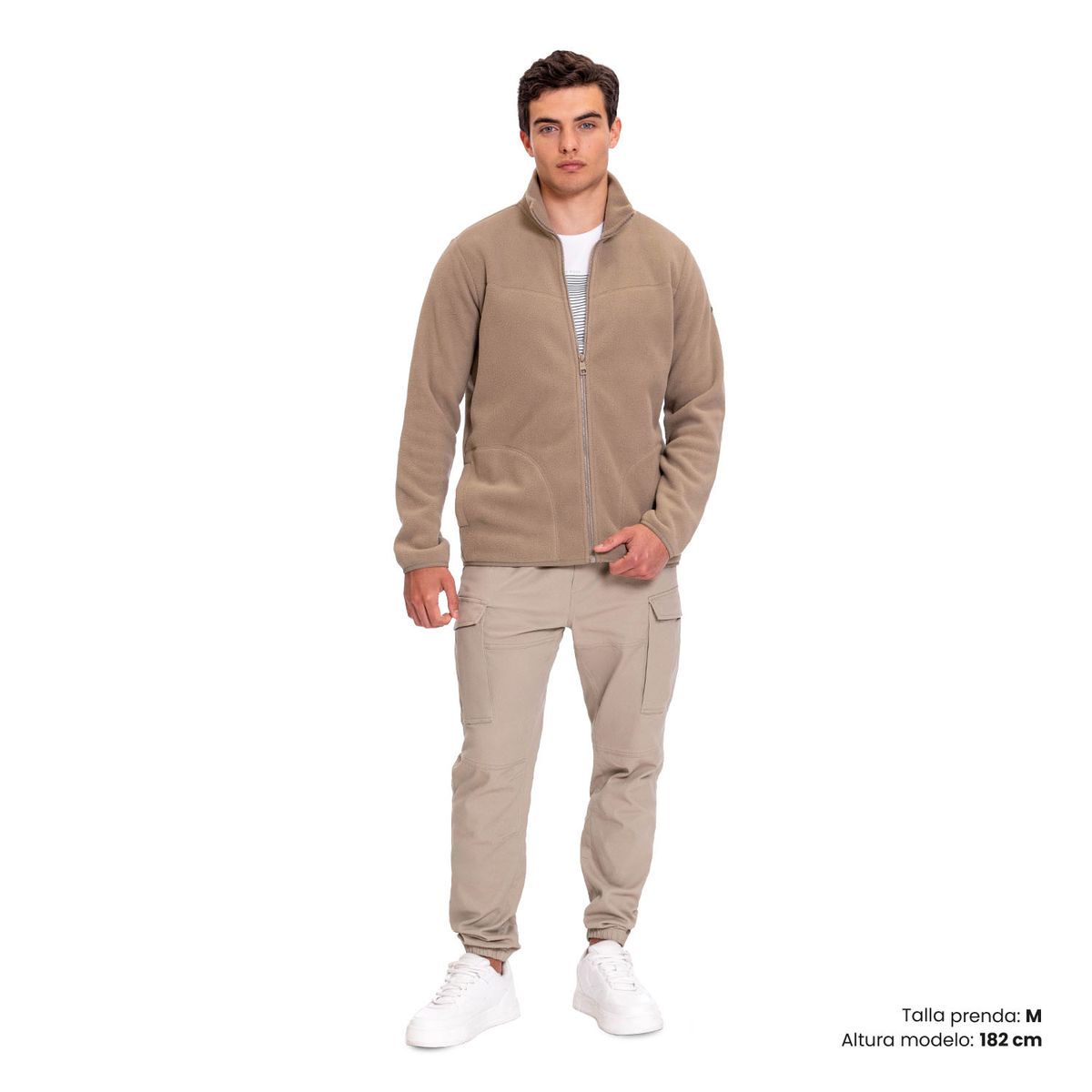 TOTTO - Pantalon Tipo Cargo Karwi Beige Para Hombre Totto