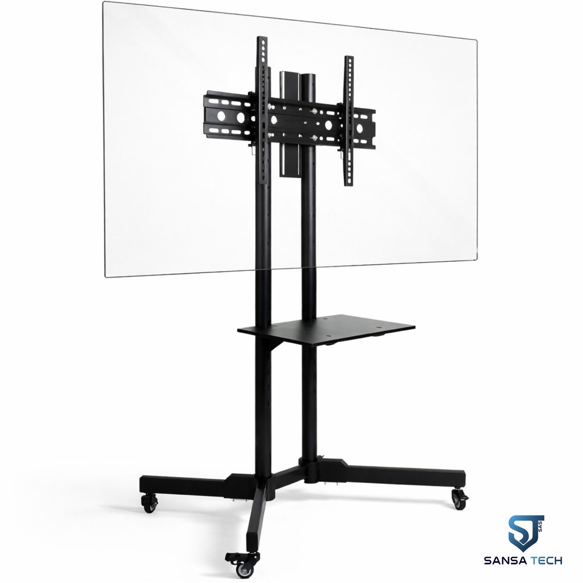 GENERICO - Soporte Tv Pedestal Base Ruedas Mobible 32 - 70 Pulgadas