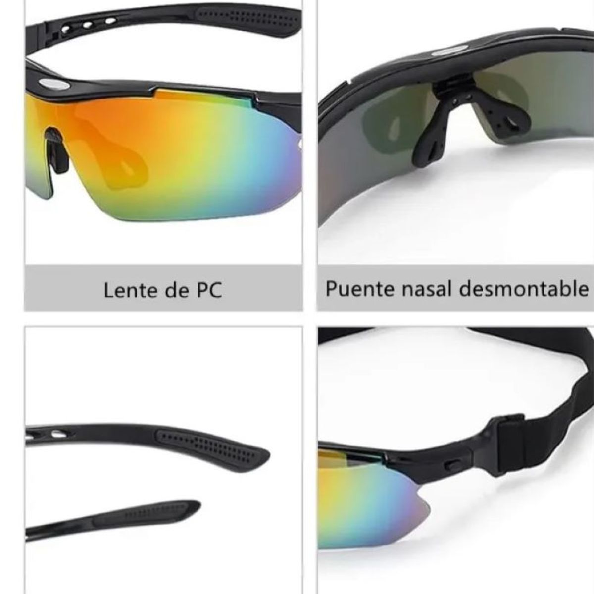ZHOPI CO - Gafas Deportivas Polarizadas Set 5 Lentes Intercambiables