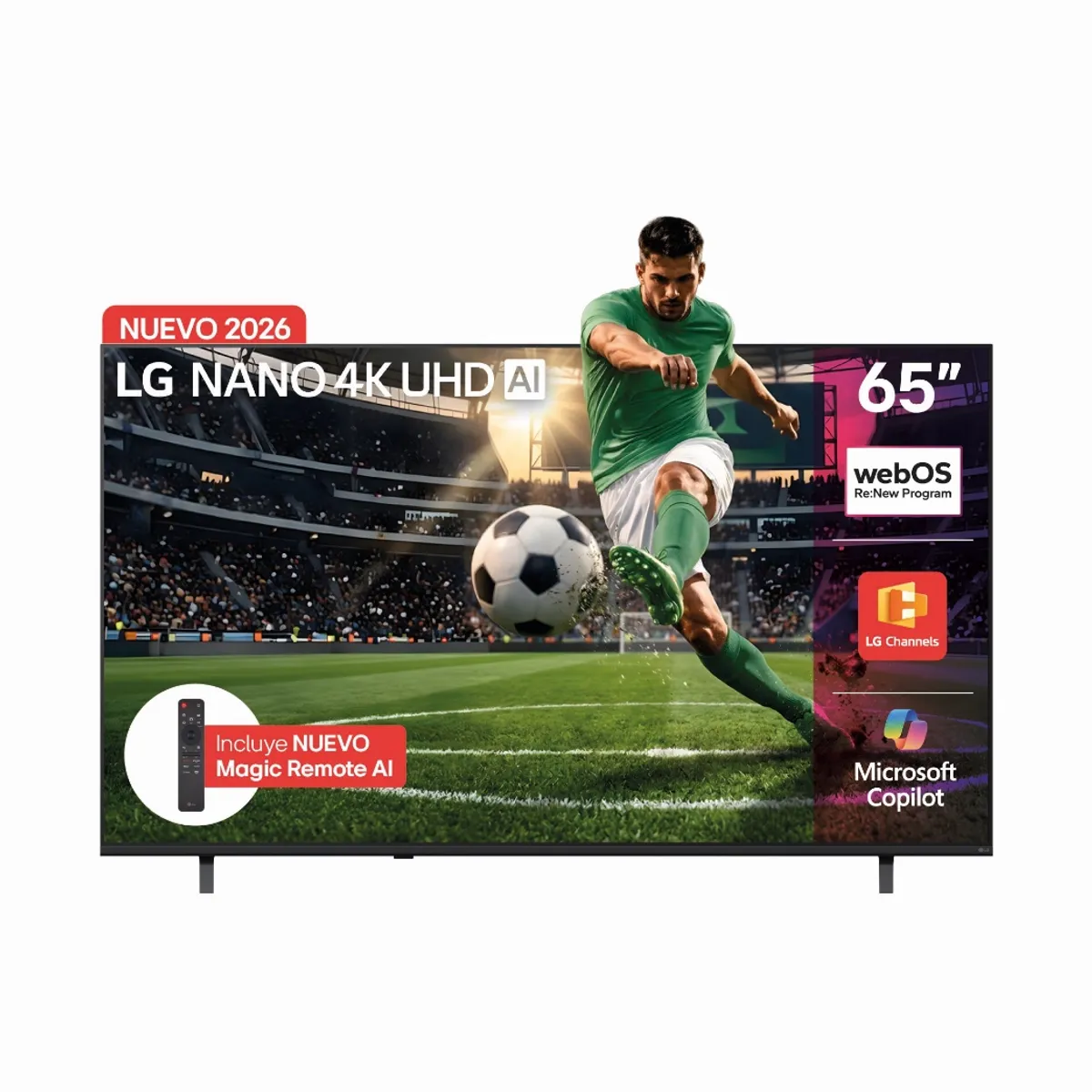 LG - Televisor LG 65 Pulgadas Nano Uhd Evo Ai 4k