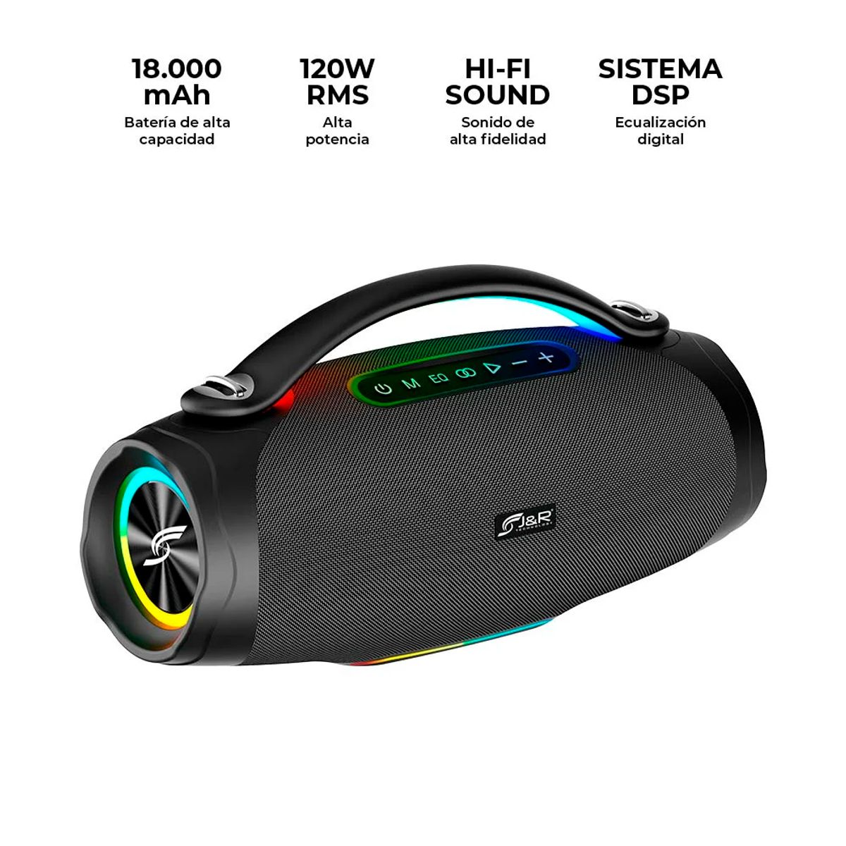 JYR TECHNOLOGY - Parlante Altavoz Bt Jyr Premium Bass Box J3 - J&r J5280