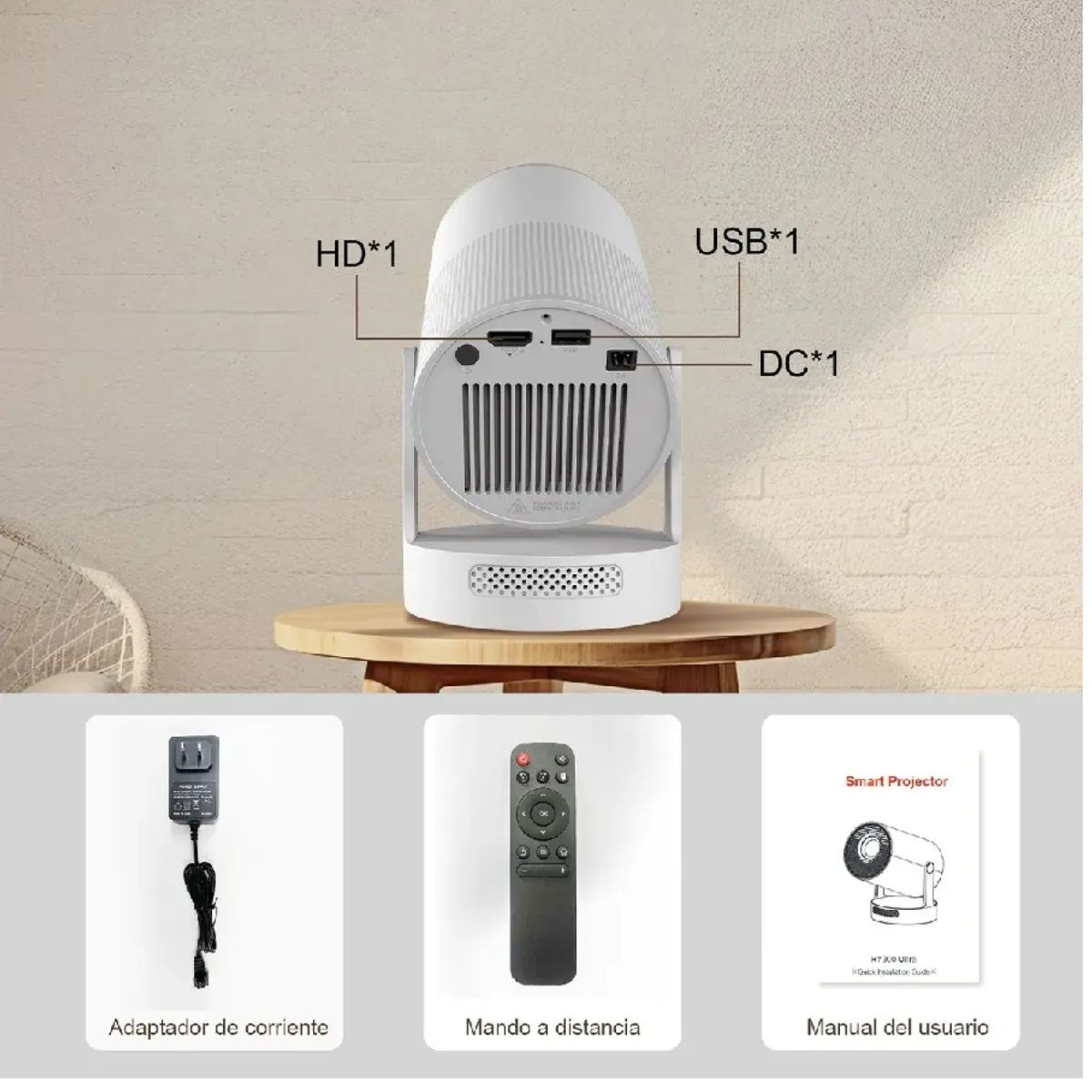 CHINA GLAZE - HY300 Ultra proyector de video con parlante