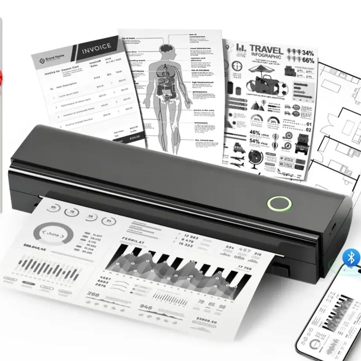 IDEAL - Impresora Portatil termica