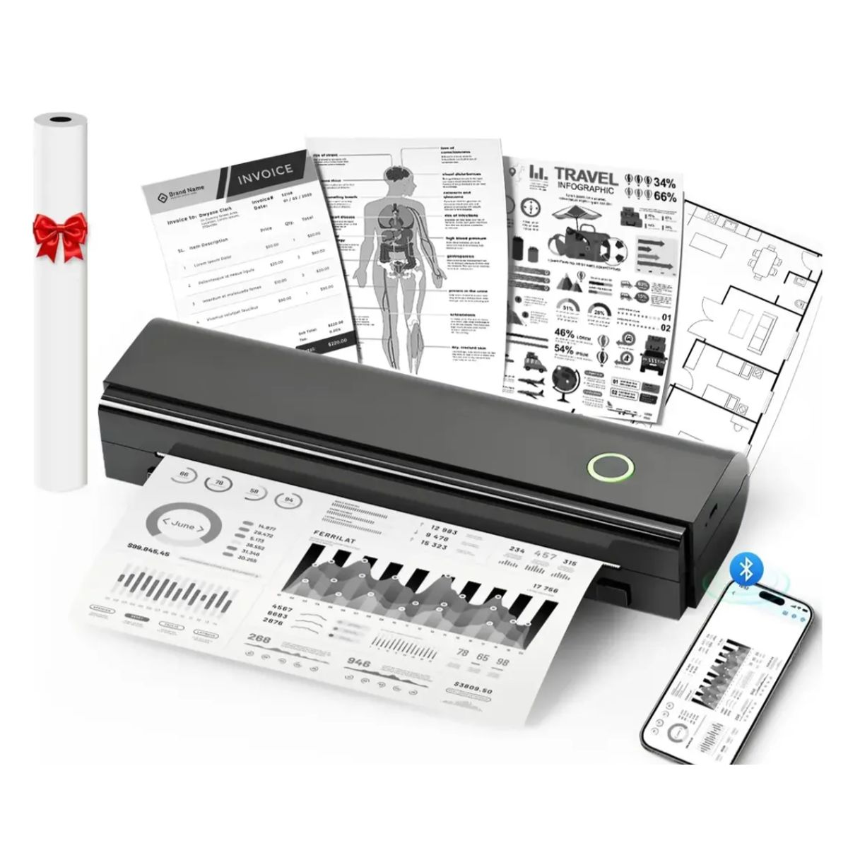 IDEAL - Impresora Portatil termica