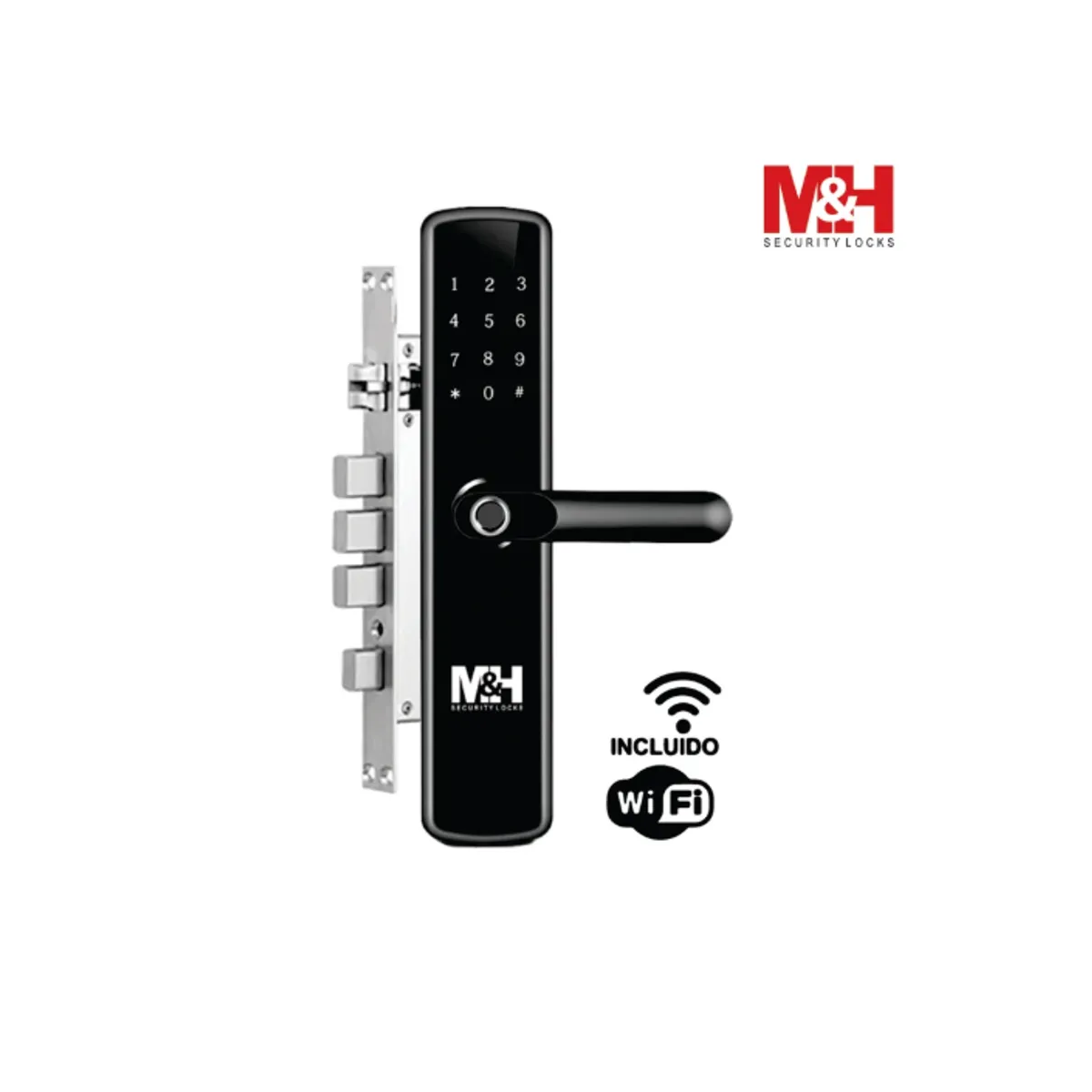 MHA - Cerradura Digital Manija 3 Pasadores Set X 10 Unidades