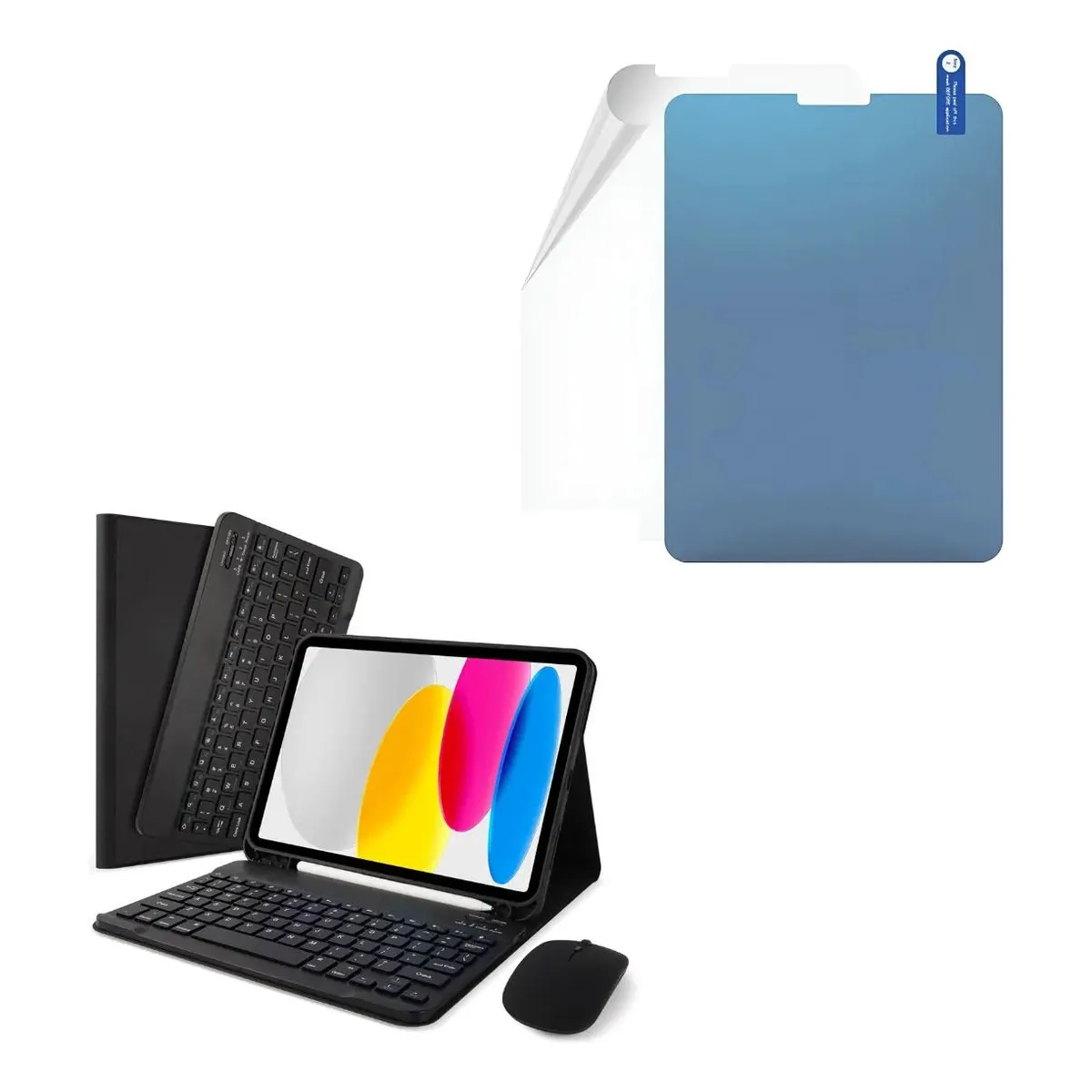 GENERICO - Forro Estuche Teclado+Mouse+Paper Like TABLET XIAOMI POCO PAD 12.1