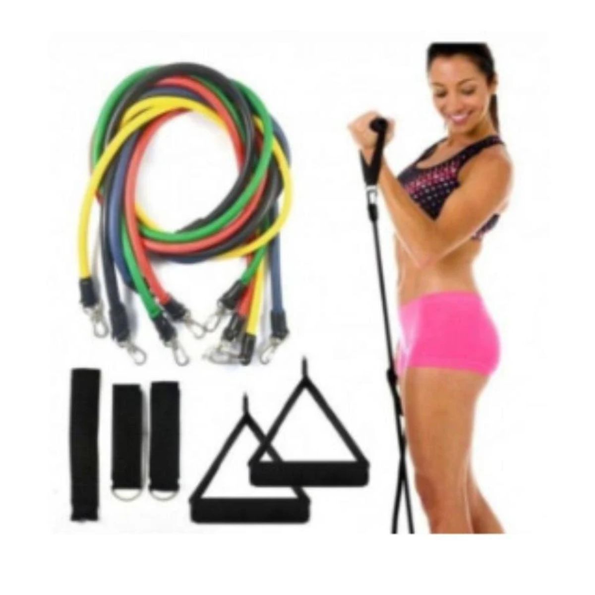FULLER MACHINERY - KIT BANDAS TUBULARES DE RESISTENCIA SET EJERCICIO 11 PIEZAS