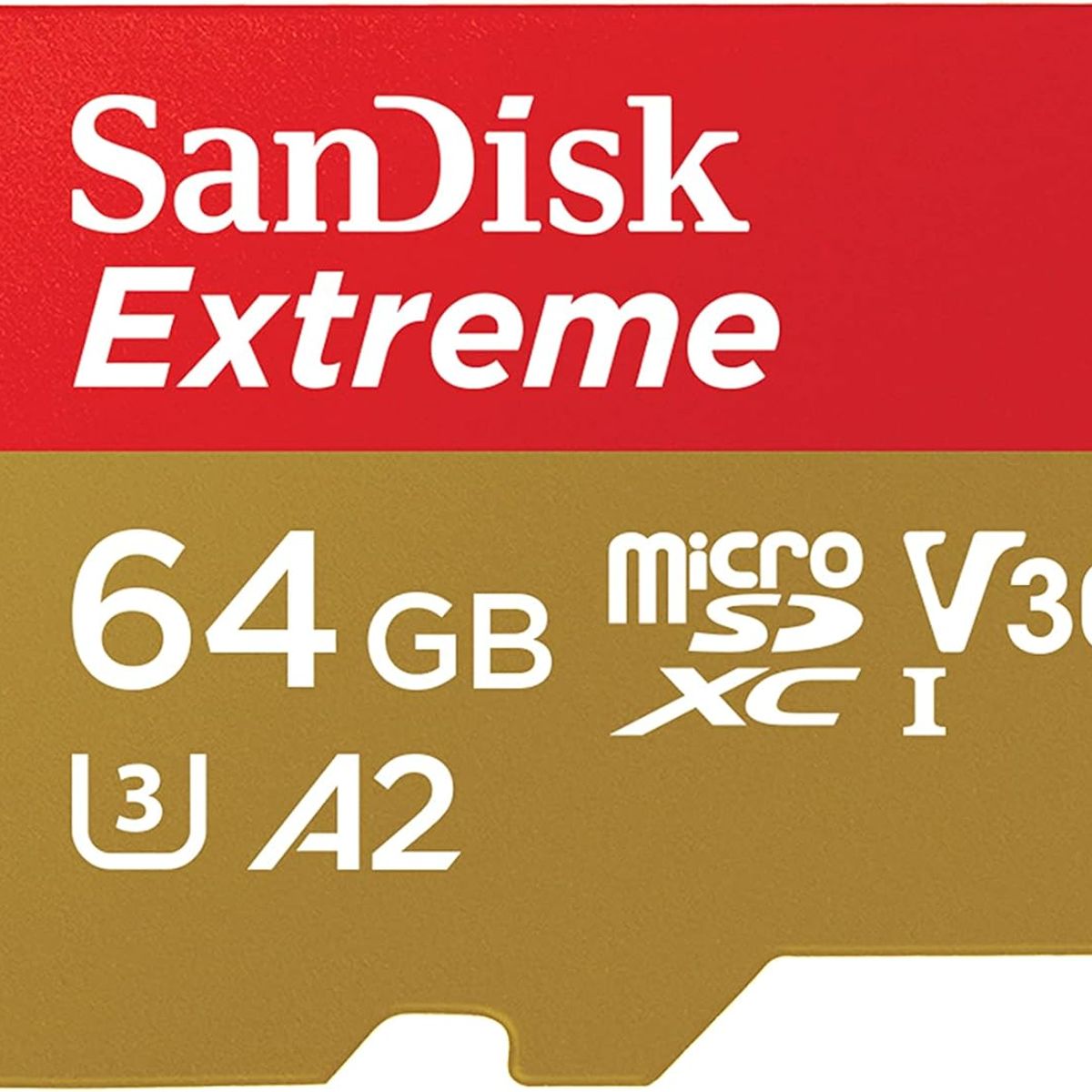 SANDISK - SanDisk Extreme tarjeta microSDXC UHS-I de 64 GB de hasta 170 MB/s de lectura, A2, clase 10, U3, V30