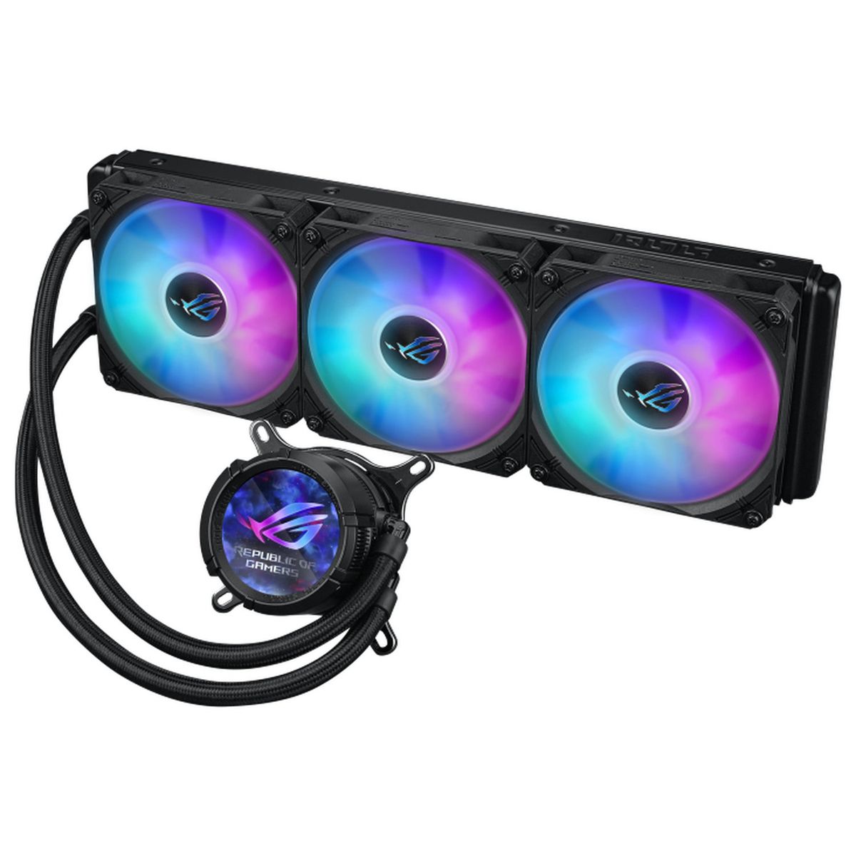 ASUS - Refrigeración Líquida ASUS ROG STRIX LC III 360 ARGB LCD - Rendimiento Estable